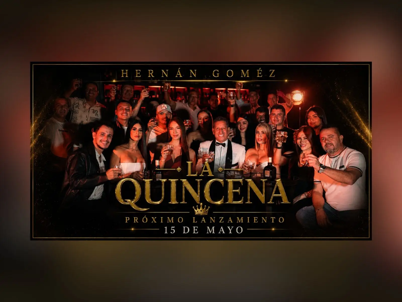 Hernán Gómez estrena “La Quincena”, su nuevo himno popular para celebrar el desorden y la rumba