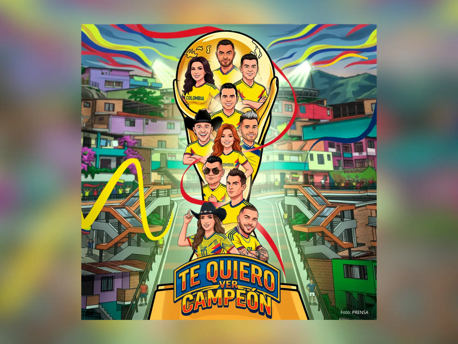 11 leyendas, una pasión: así suena el himno popular rumbo al Mundial