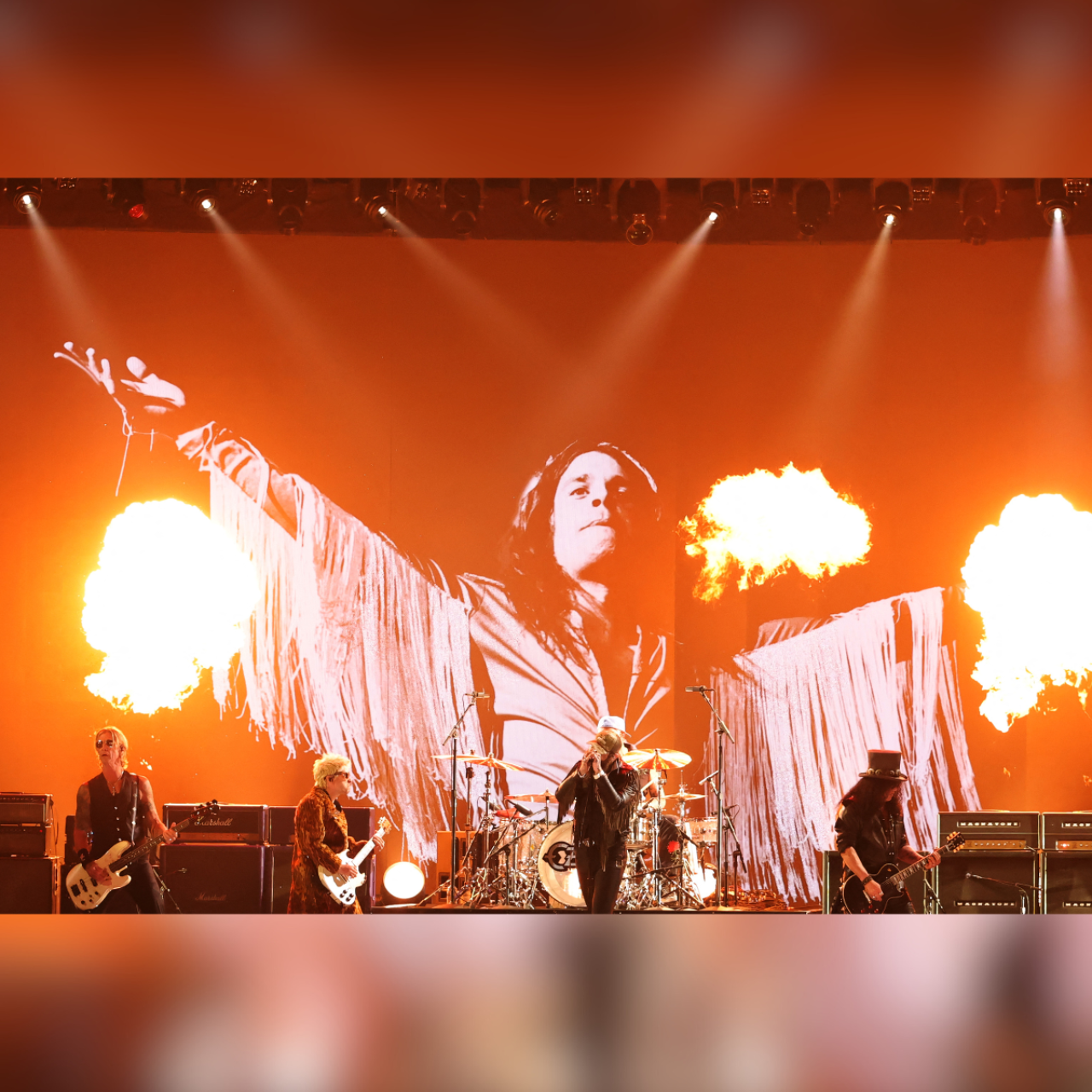 Post Malone, Slash y Chad Smith rinden homenaje a Ozzy Osbourne en los Grammy 2026