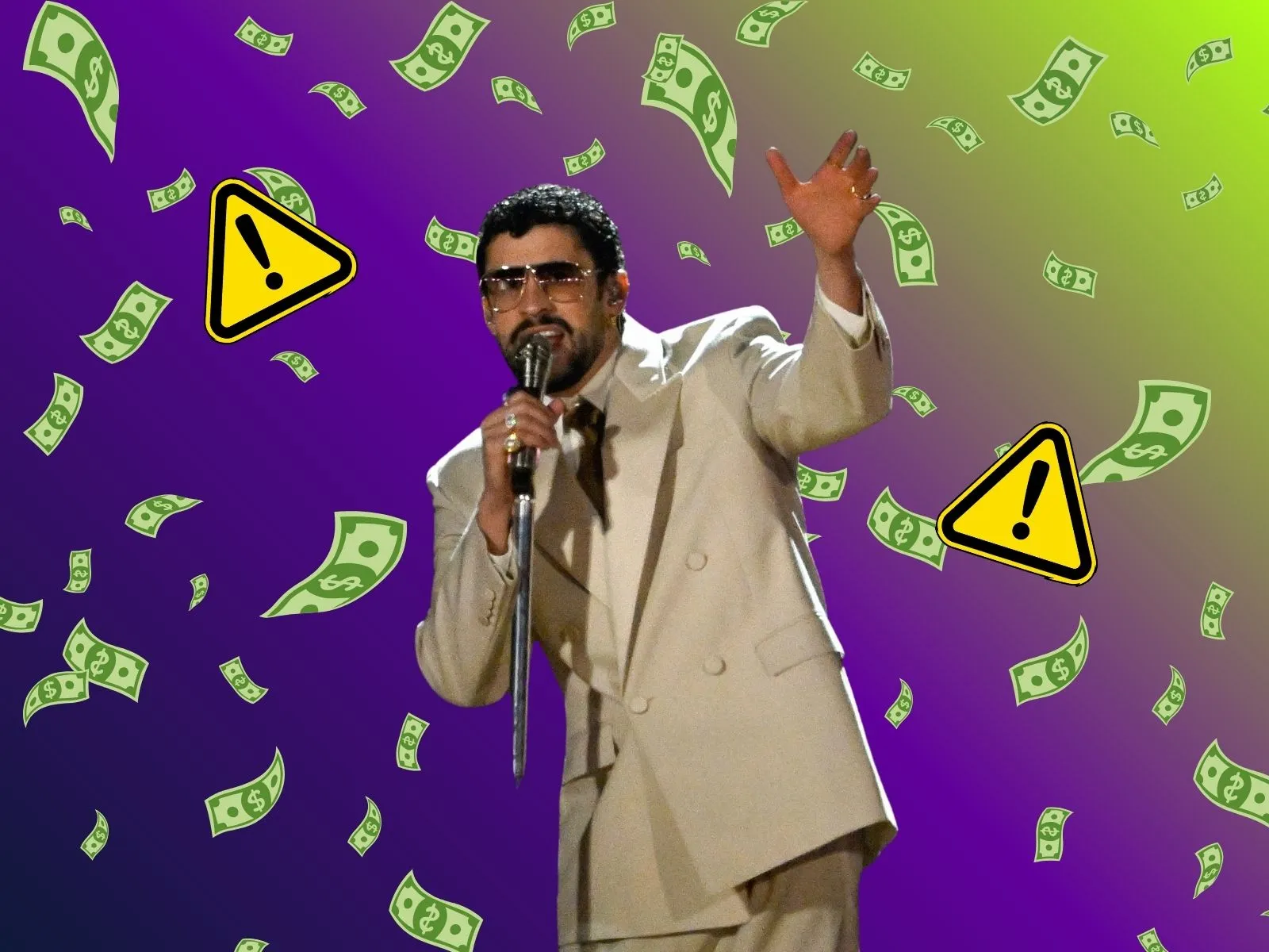 Bad Bunny enfrenta nueva demanda por uso de voz en sus canciones