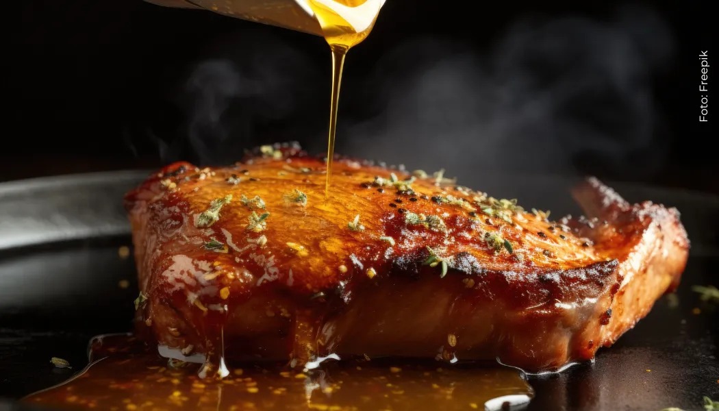 Receta lomo de cerdo con mostaza y miel