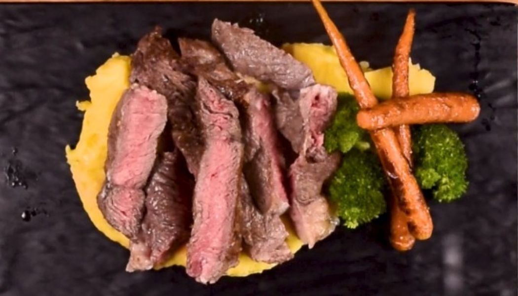 Receta con carne: New York steak con salsa teriyaki