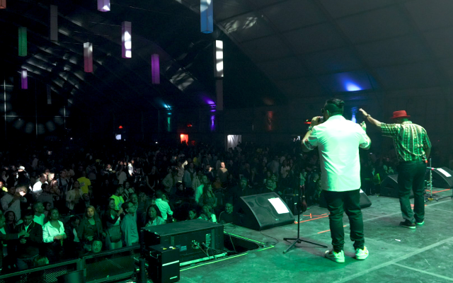 Orquesta La 33 en concierto en el Centro de Eventos Autopista Norte