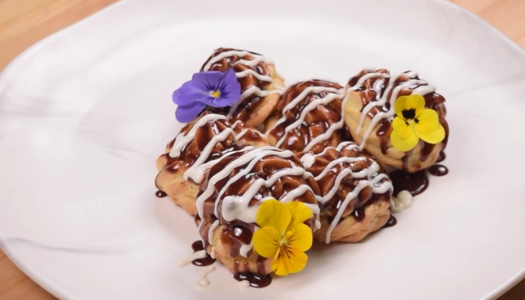 Profiteroles rellenos