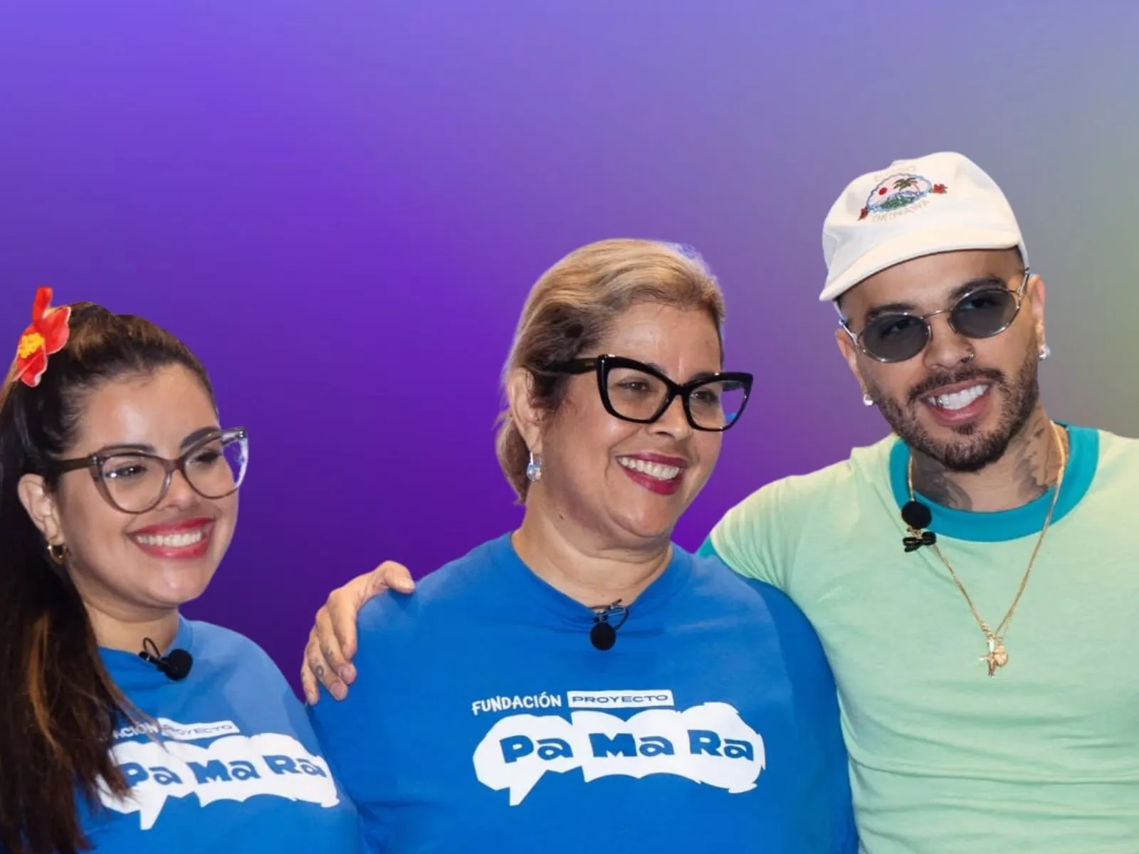 Rauw Alejandro compartió con niños en Puerto Rico a través de su fundación