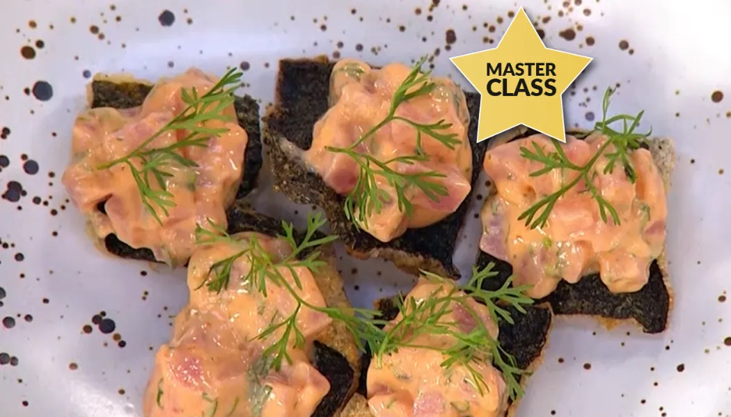 fritura en papel de arroz