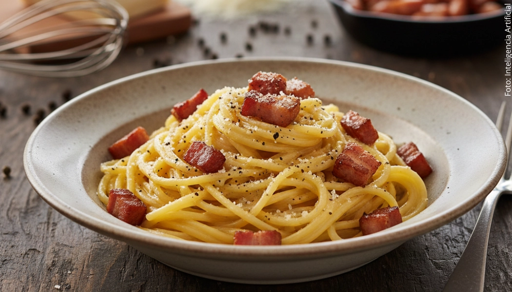 Pasta carbonara clásica (original)