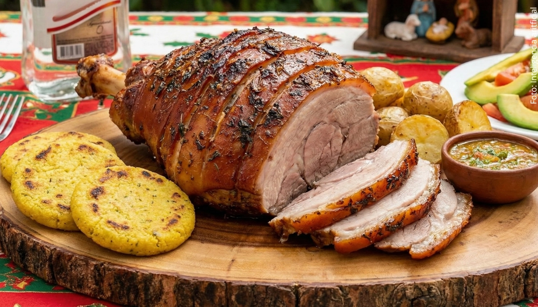 Pernil asado colombiano