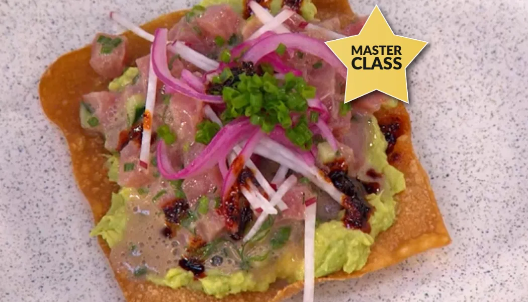 salsa ponzu con atún 