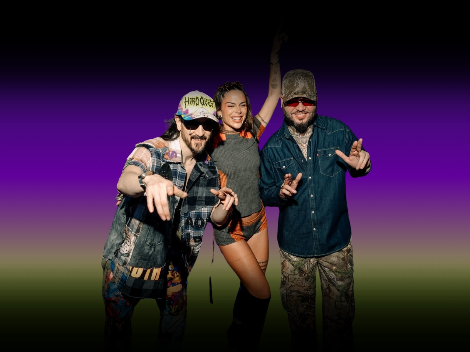 Steve Aoki, Greeicy y Farruko sorprenden en Ultra Miami