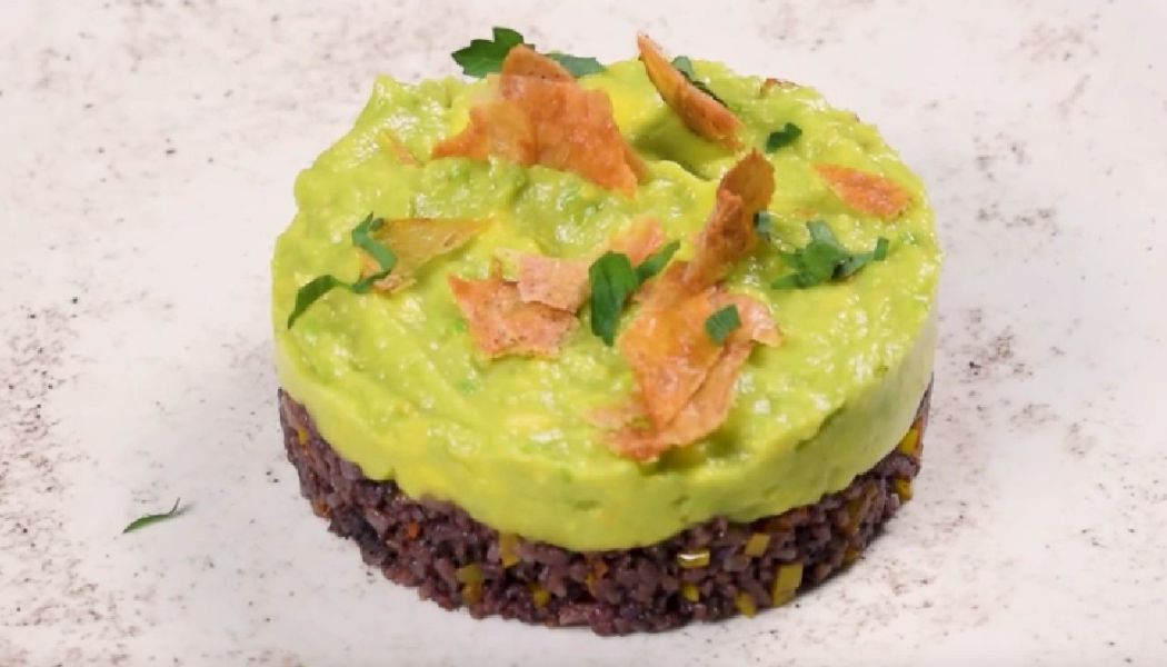 Receta de timbal de morcilla guacamole y chunchullo Receta de timbal de morcilla guacamole y chunchullo